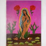 The birth of Tonantzin/
Our Lady of Guadalupe
18' x 24" Acrylic on Canvas
2023